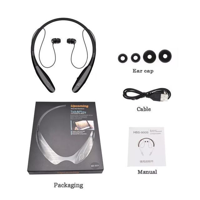 Neck Style Wireless Sports Stereo Bluetooth Headphones - Drop4u