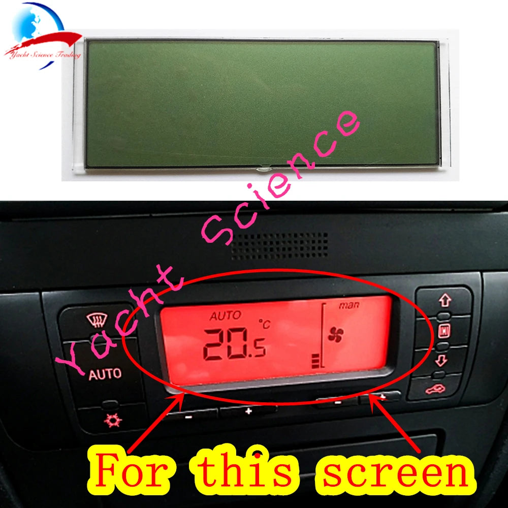 Car ACC Unit LCD Display Climate Control Monitor Pixel Repair Air Conditioning Information Screen For Seat Leon/Toledo/Cordoba