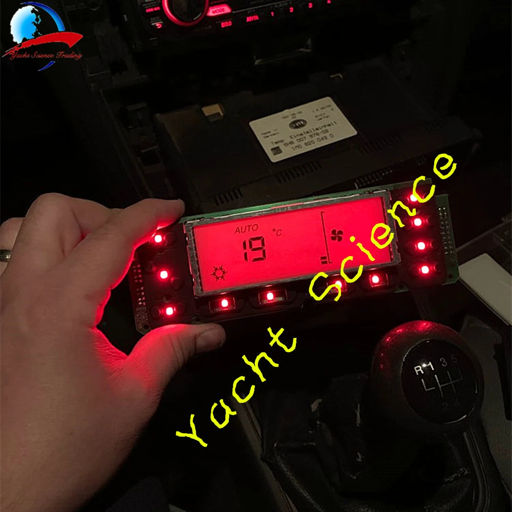 Car ACC Unit LCD Display Climate Control Monitor Pixel Repair Air Conditioning Information Screen For Seat Leon/Toledo/Cordoba