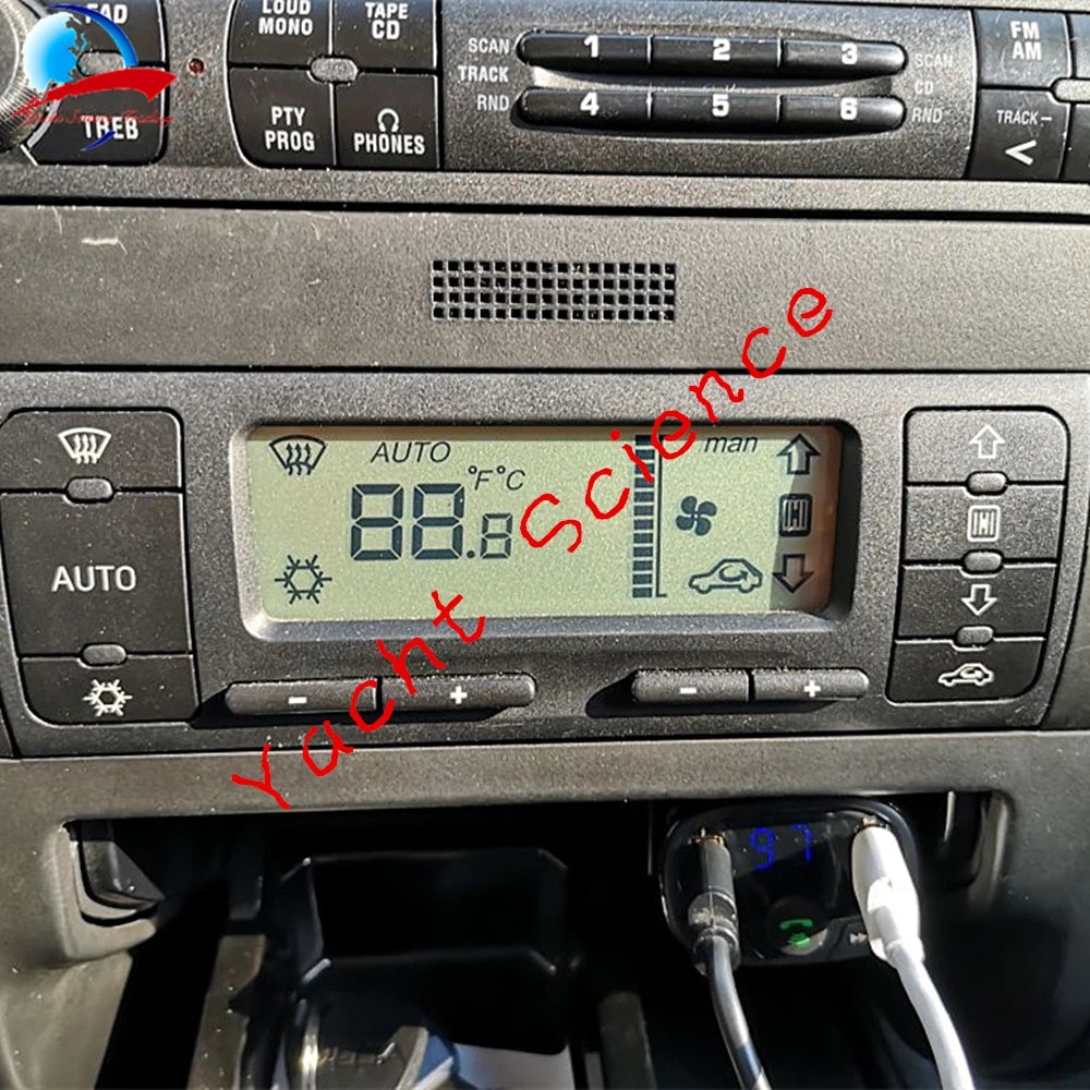 Car ACC Unit LCD Display Climate Control Monitor Pixel Repair Air Conditioning Information Screen For Seat Leon/Toledo/Cordoba