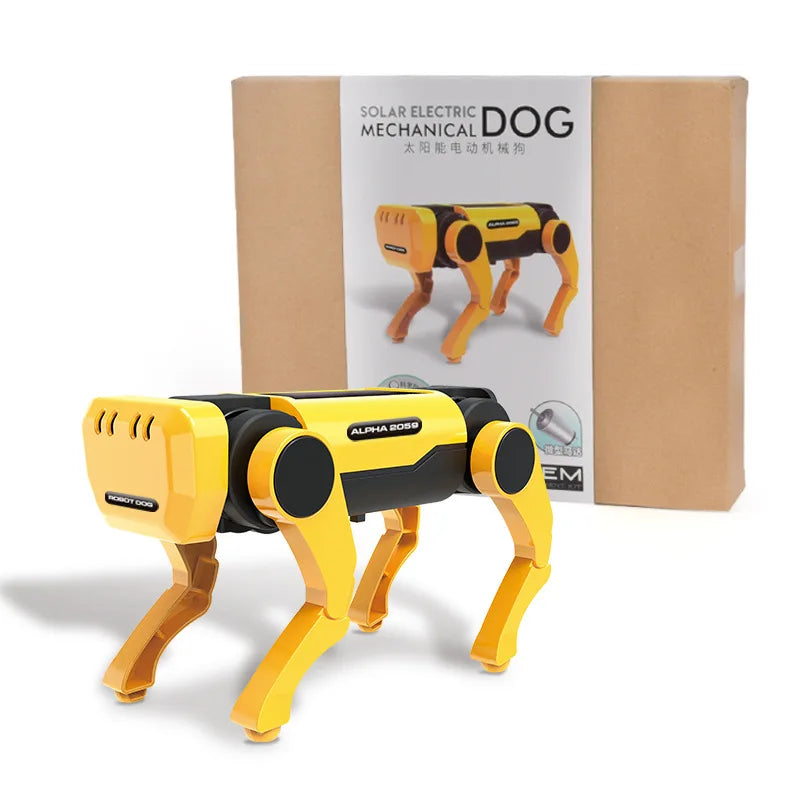 Kits de experimentos científicos de perros robóticos, cachorros con energía Solar para niños, juguetes educativos DIY, regalos de navidad para niños - Drop4u