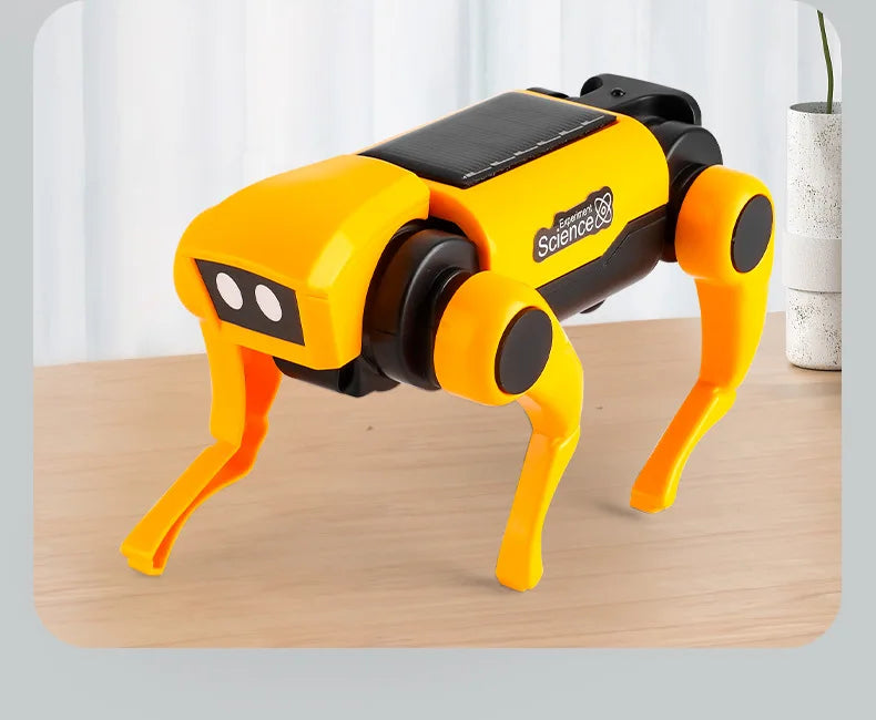 Kits de experimentos científicos de perros robóticos, cachorros con energía Solar para niños, juguetes educativos DIY, regalos de navidad para niños - Drop4u