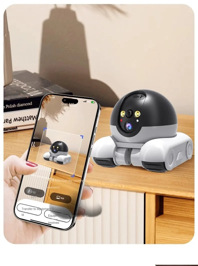Dual Lens IP Dome Camera, V360pro App 4MP Full Color AI Humanoid Detection Home Security CCTV Baby Monitor - Drop4u