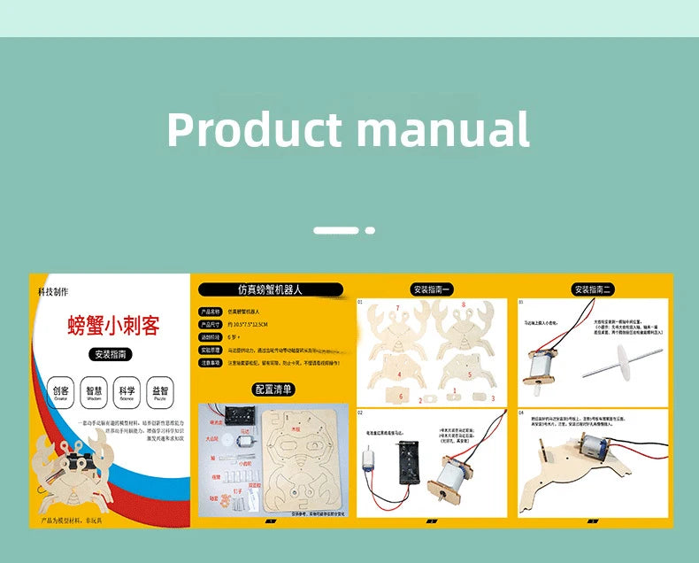 Juguetes científicos DIY para niños, Kits de vástago educativos, modelo de dinosaurio, herramienta Experimental de técnica, juegos de rompecabezas de madera, suministros escolares - Drop4u