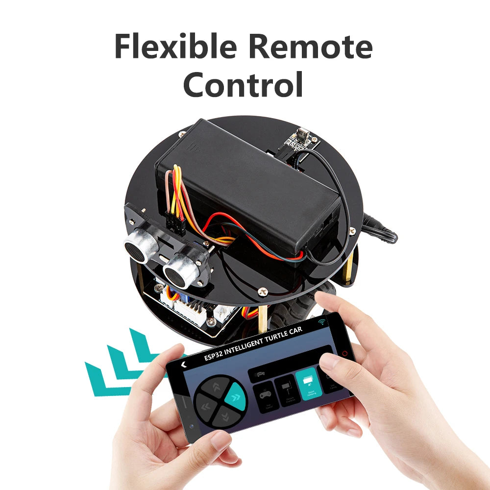 ESP32 Smart Robot Car Kit, Remote Control Car for Arduino Programming Project, STEM Educational Science Coding Kit - Drop4u