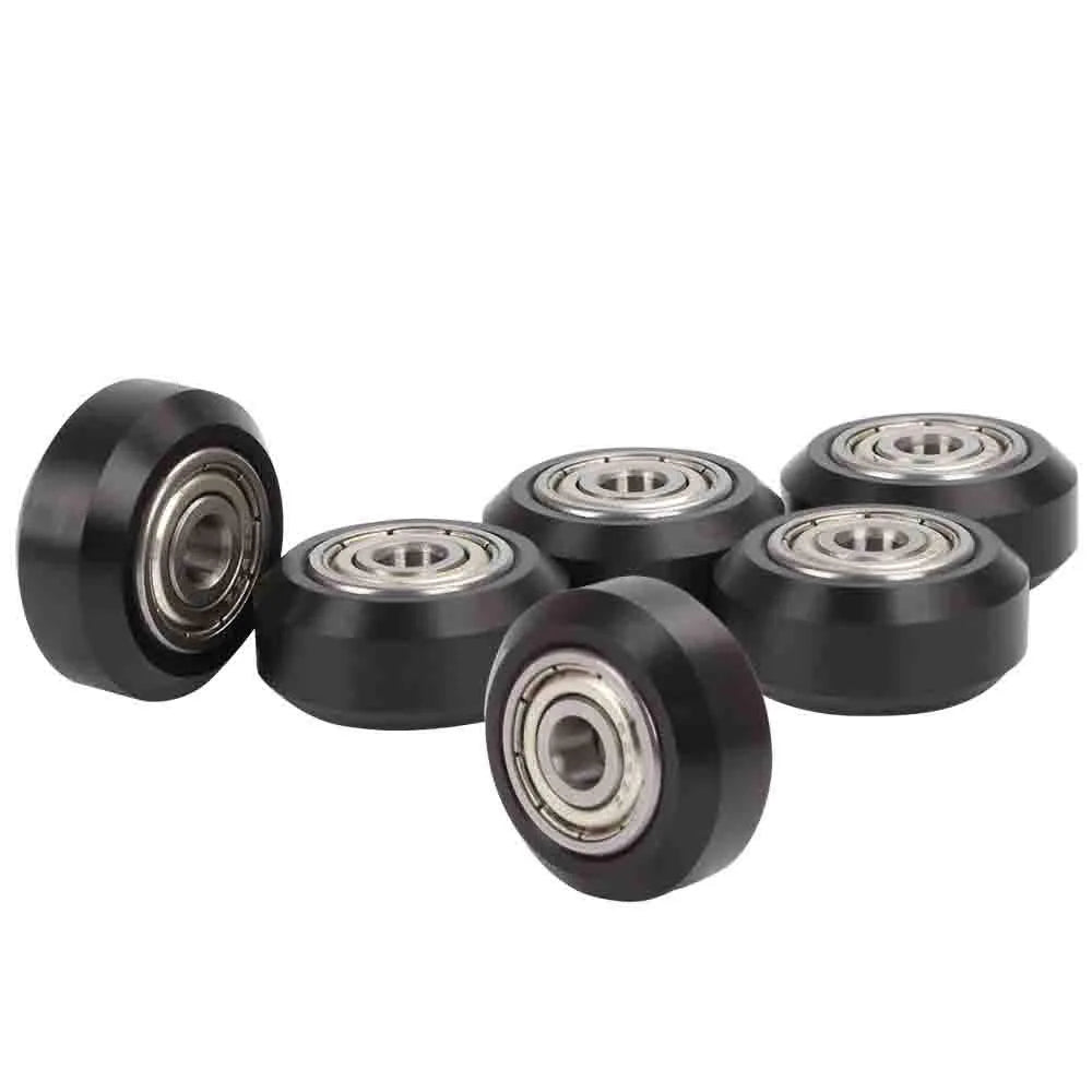 Creality Official Ender 3 Wheel,3D Printer POM Wheel,Plastic Pulley 625zz Linear Bearing for Ender 3/3 V2/3 Pro/ 3 Max/ 5/CR 10