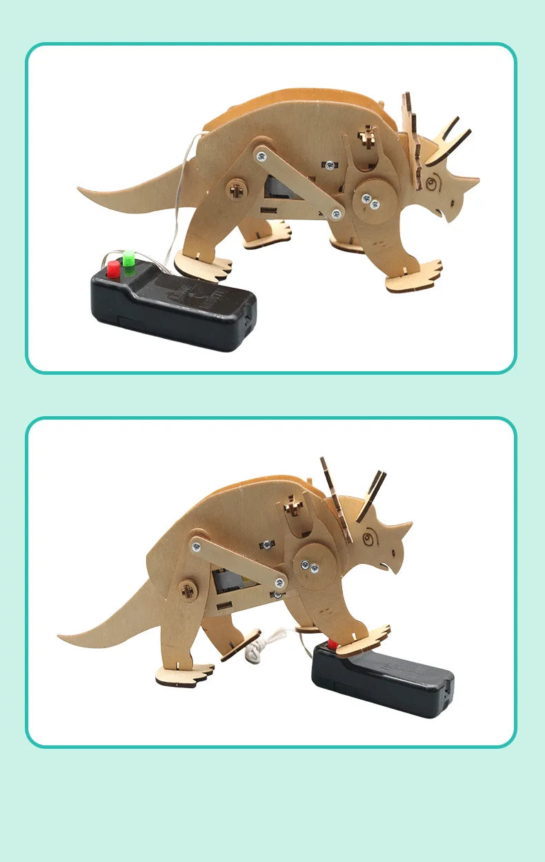 Juguetes científicos DIY para niños, Kits de vástago educativos, modelo de dinosaurio, herramienta Experimental de técnica, juegos de rompecabezas de madera, suministros escolares - Drop4u