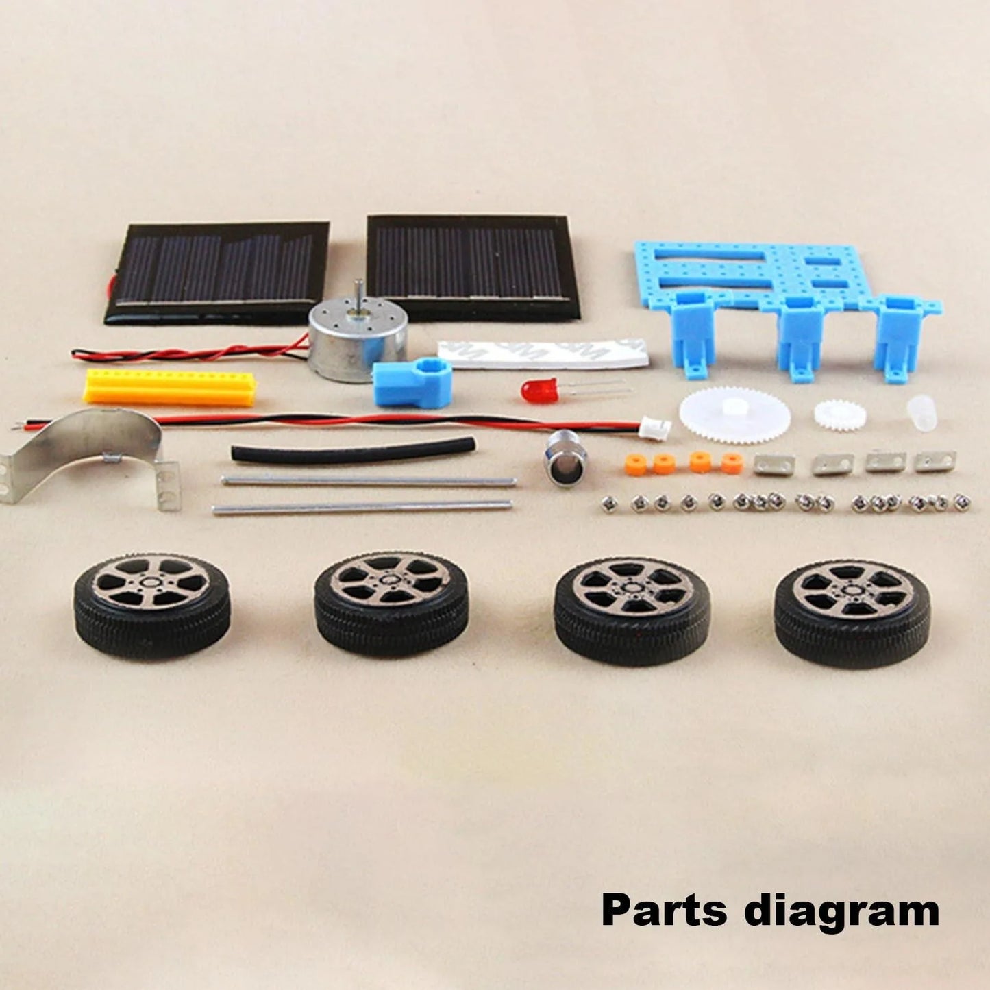 Kit de bricolaje Mars Rover con energía solar, juguete científico educativo STEM para niños y adolescentes de 14 años, proyecto de aprendizaje, regalo ecológico - Drop4u