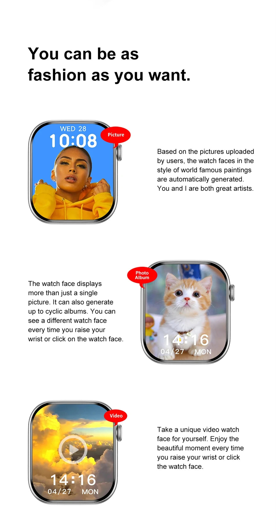 New DT Watch 10 Series Smart Watch Dial Weather Sports Record Mode Large Memory Voice Bluetooth Music Power Saving Smart Watch - Drop4u