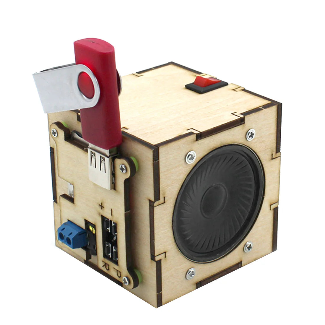 Altavoces FEICHAO ciencia ecológica DIY para juguetes de vapor montaje de construcción para educación STEM juguete de madera para niños - Drop4u