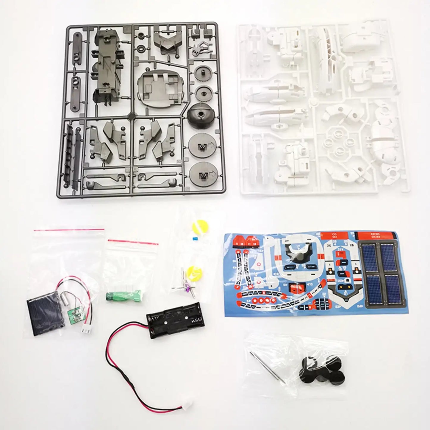 Juego de ciencia de robot solar DIY: bloques de construcción de aprendizaje para niños, juguete educativo STEM, regalo para niños - Drop4u
