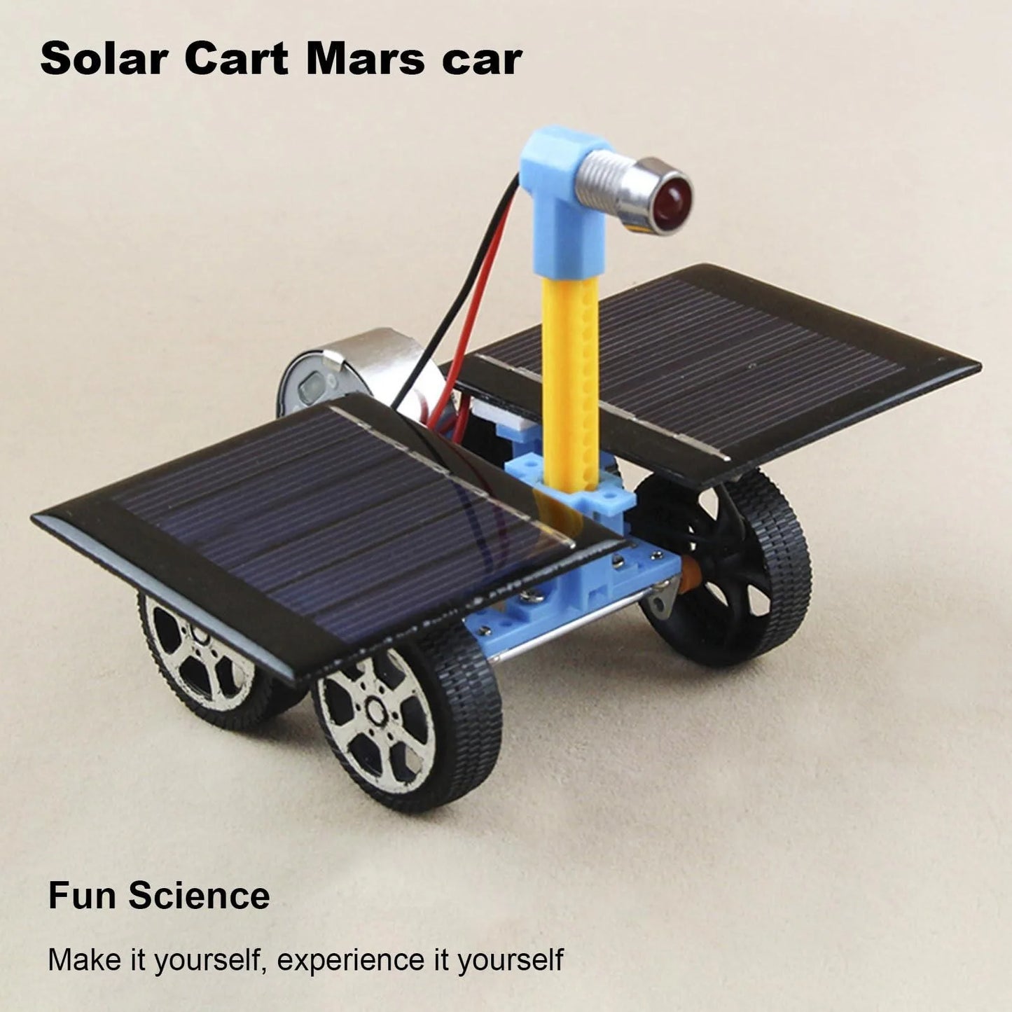 Kit de bricolaje Mars Rover con energía solar, juguete científico educativo STEM para niños y adolescentes de 14 años, proyecto de aprendizaje, regalo ecológico - Drop4u