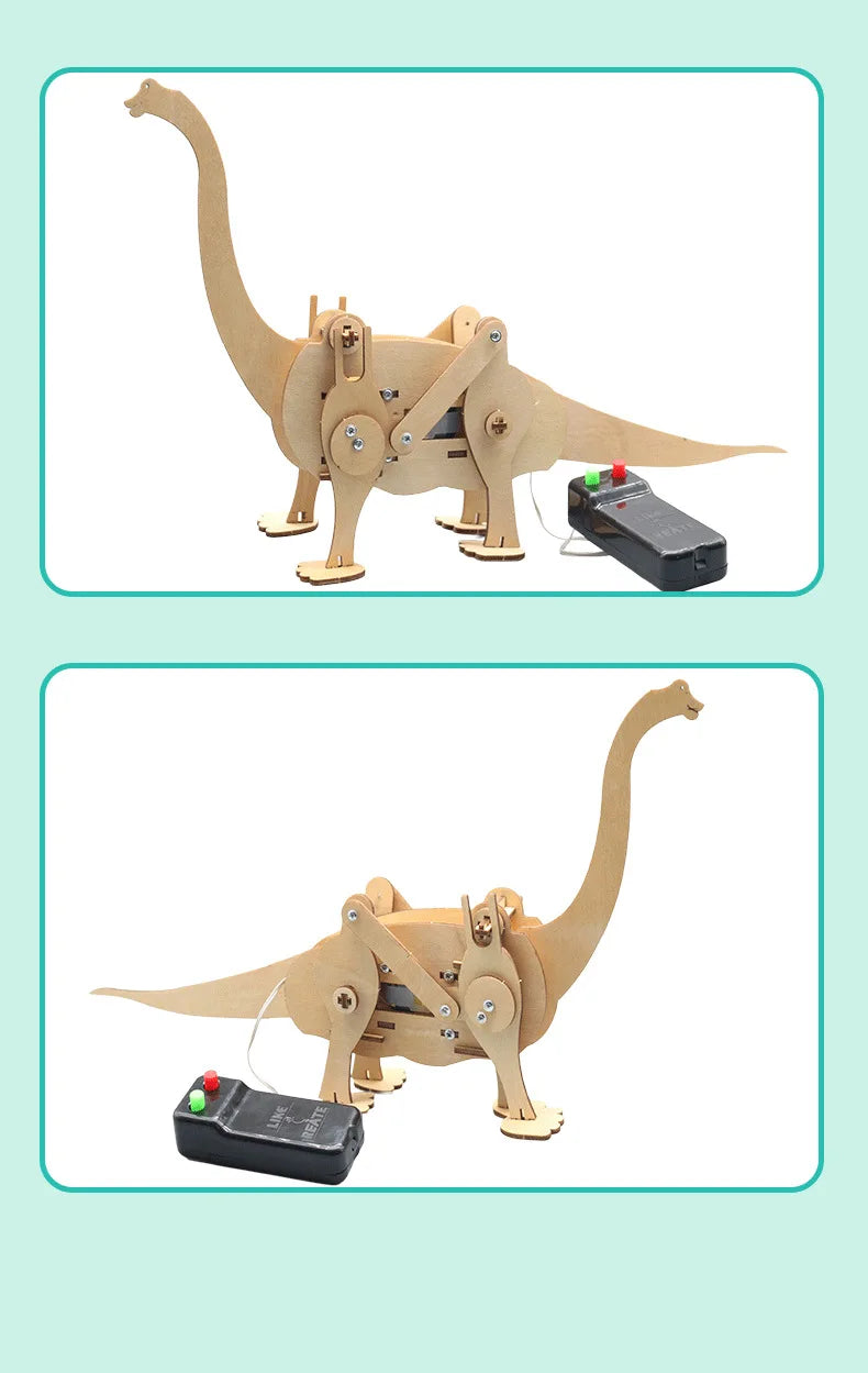 Juguetes científicos DIY para niños, Kits de vástago educativos, modelo de dinosaurio, herramienta Experimental de técnica, juegos de rompecabezas de madera, suministros escolares - Drop4u