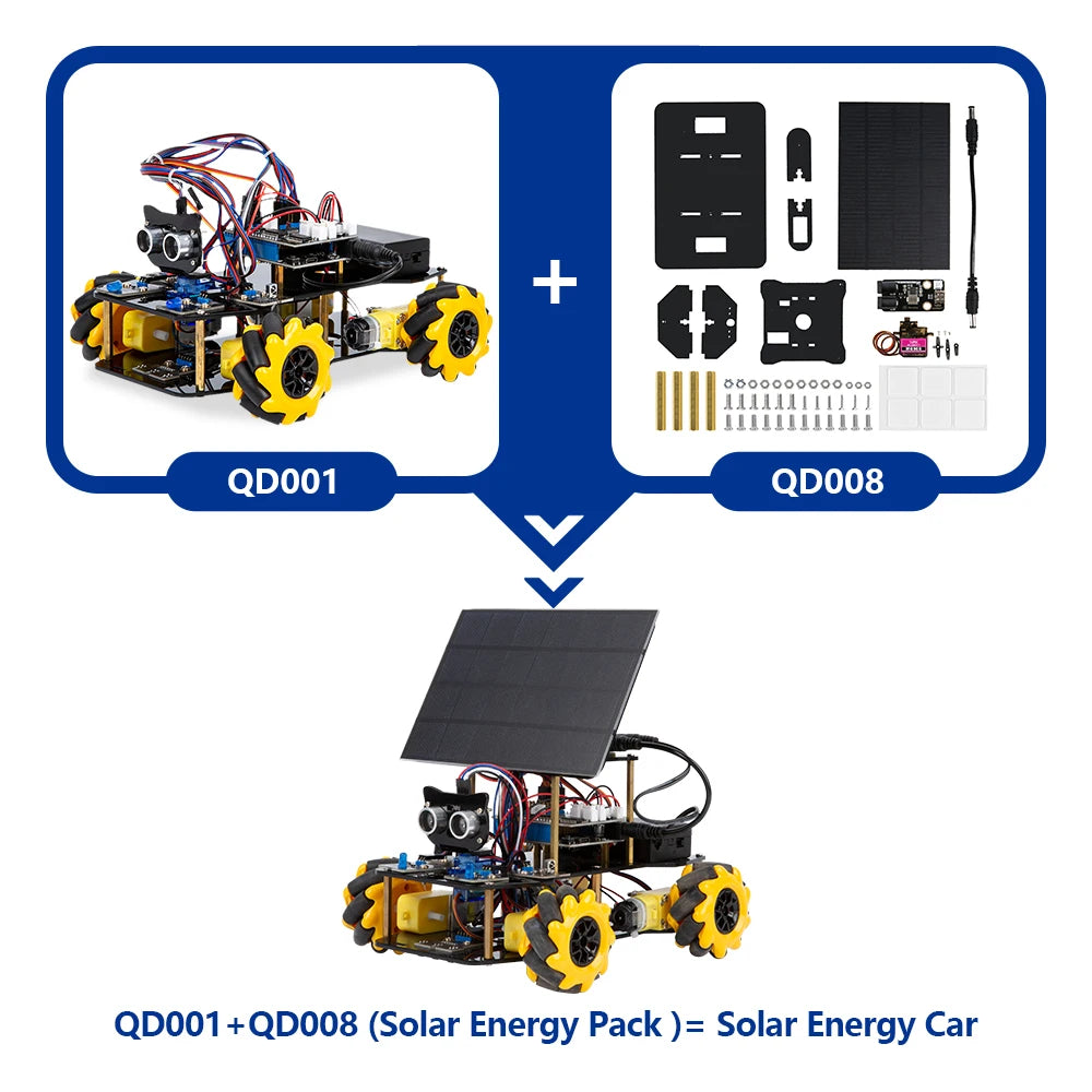 ESP32 Smart Robot Car Kit, Remote Control Car for Arduino Programming Project, STEM Educational Science Coding Kit - Drop4u