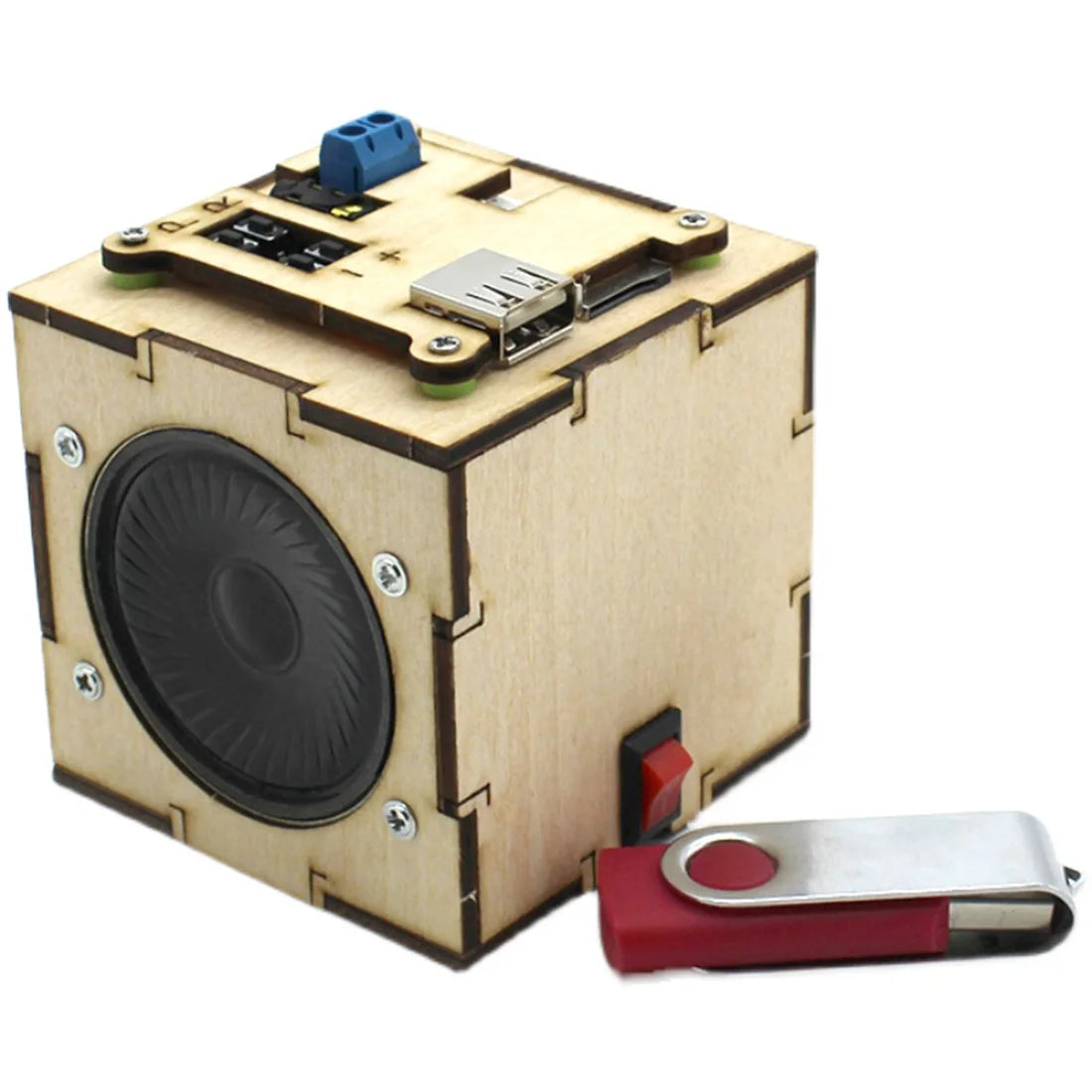 Altavoces FEICHAO ciencia ecológica DIY para juguetes de vapor montaje de construcción para educación STEM juguete de madera para niños - Drop4u