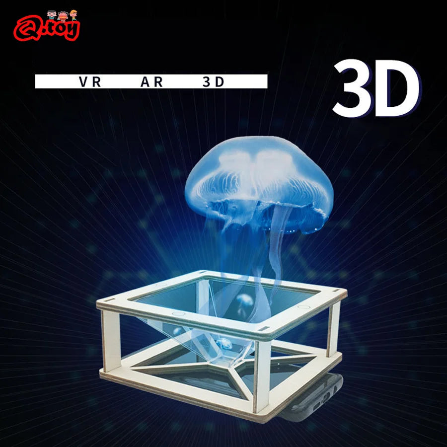 Proyector 3D DIY, juguetes científicos, Kit de tecnología STEM, herramienta Experimental, material didáctico para niños, suministro escolar educativo de aprendizaje - Drop4u