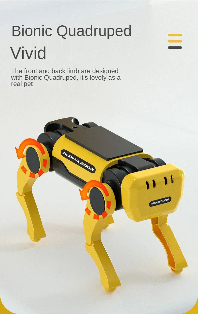 Kits de experimentos científicos de perros robóticos, cachorros con energía Solar para niños, juguetes educativos DIY, regalos de navidad para niños - Drop4u