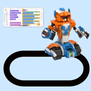 Kit de construcción de robot Apitor Robot X, juego de codificación de robótica STEM 12 en 1, regalos educativos de cumpleaños para niños de 8 a 12 años - Drop4u