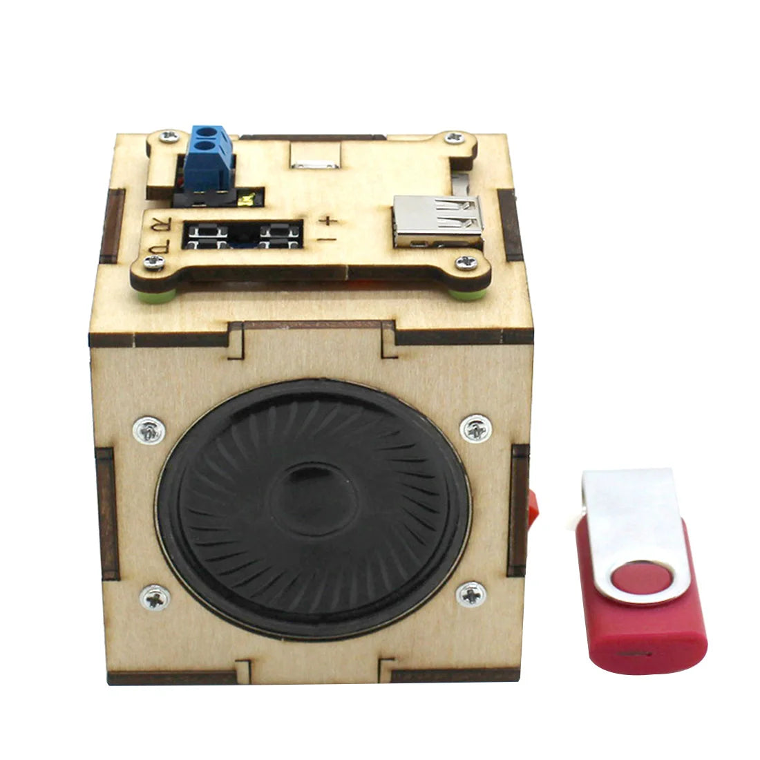 Altavoces FEICHAO ciencia ecológica DIY para juguetes de vapor montaje de construcción para educación STEM juguete de madera para niños - Drop4u