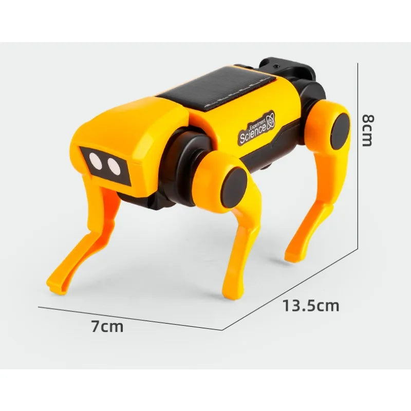 Kits de experimentos científicos de perros robóticos, cachorros con energía Solar para niños, juguetes educativos DIY, regalos de navidad para niños - Drop4u