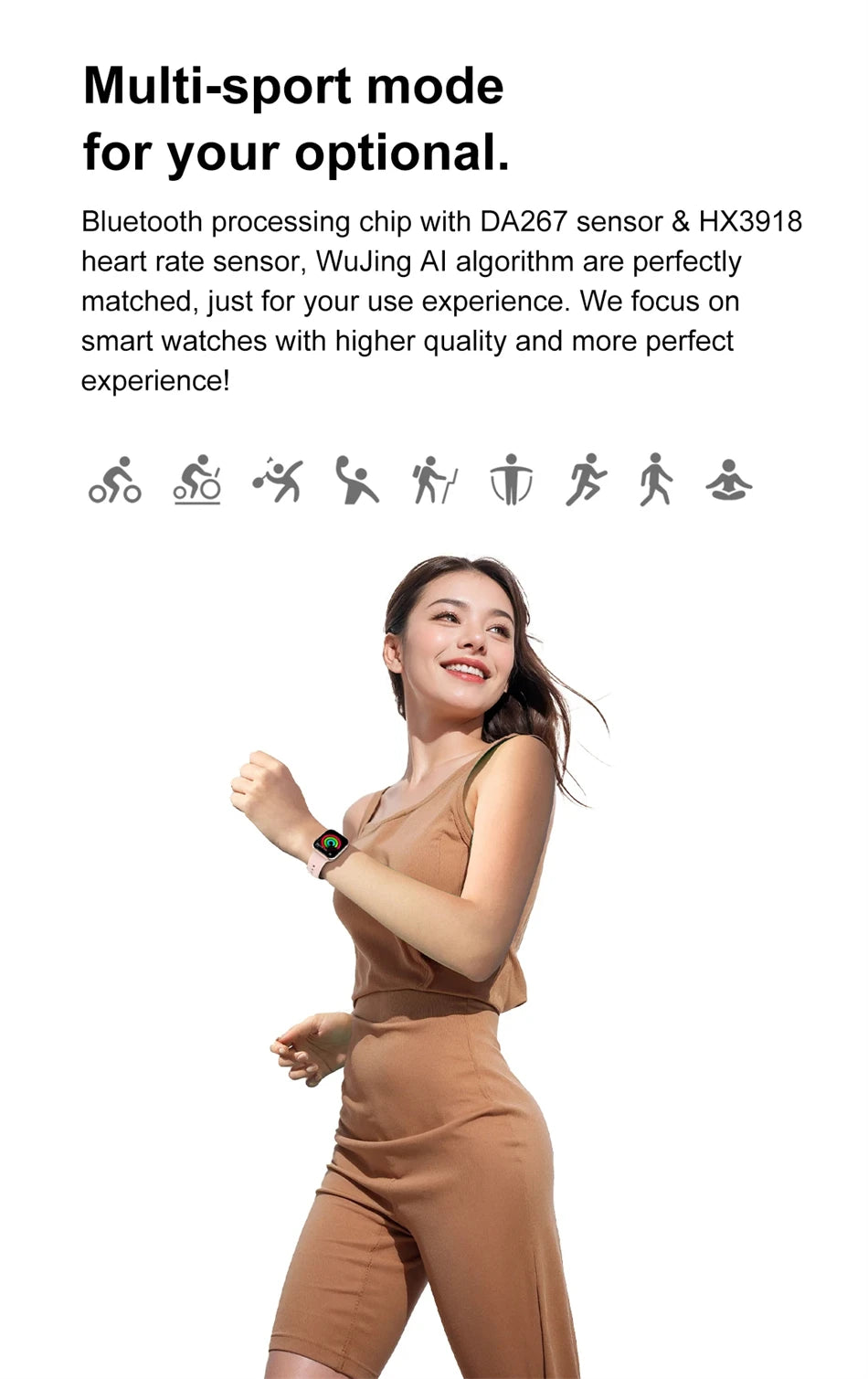 New DT Watch 10 Series Smart Watch Dial Weather Sports Record Mode Large Memory Voice Bluetooth Music Power Saving Smart Watch - Drop4u