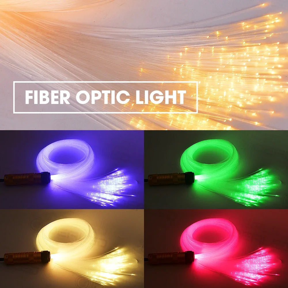 Led Star Lights Ceiling Optic Fiber Lights Smart APP Control RGBW Starry Sky Effect Ceiling Light Available Car Decoration