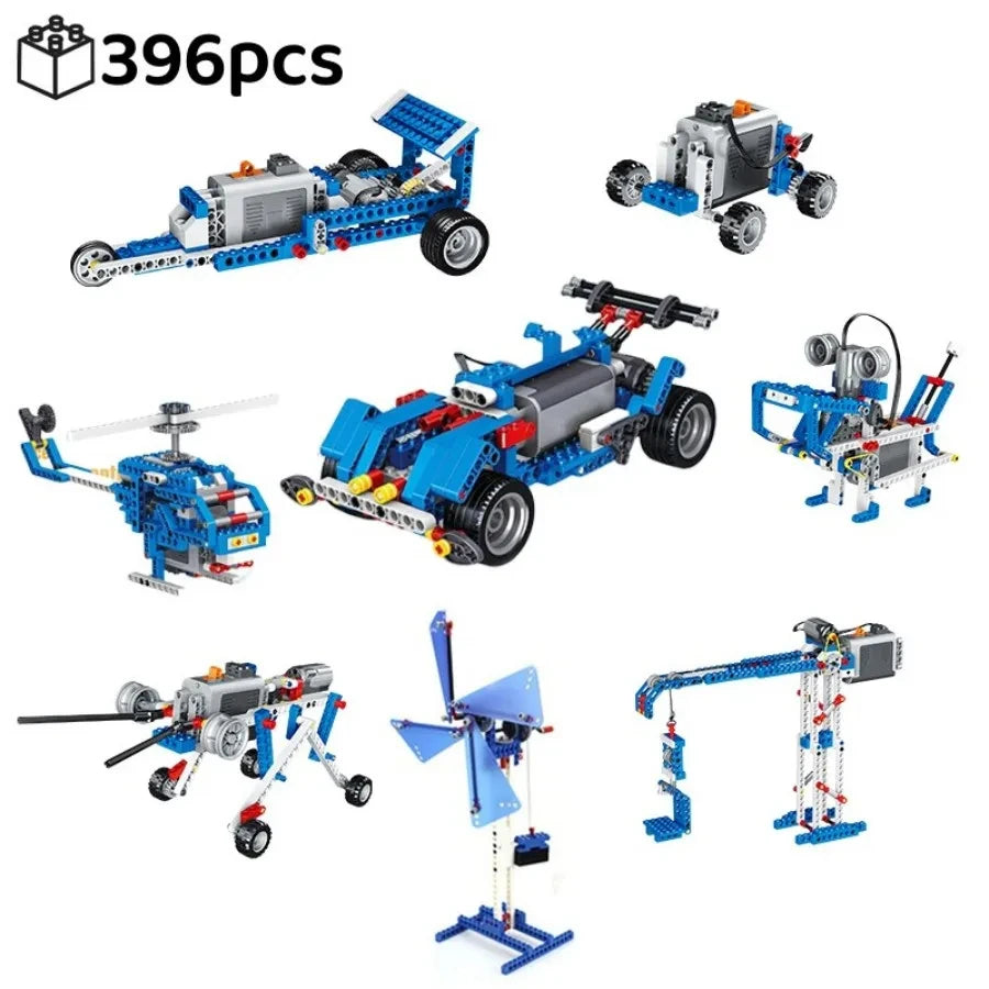 STEM 9686 piezas técnicas programación multitecnología juego de bloques de construcción educativos-juego de energía para niños juguetes regalos-aprender a través de jugar - Drop4u