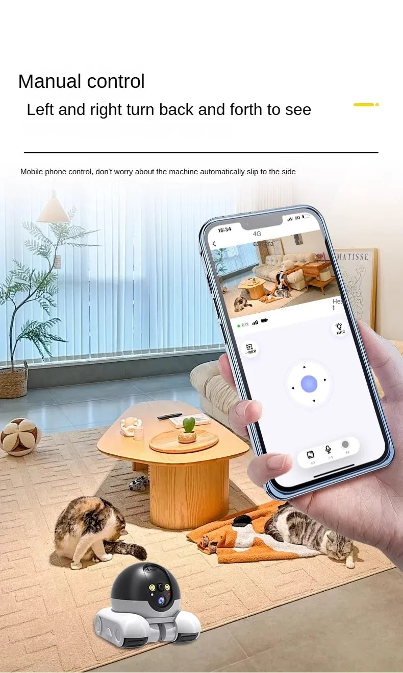 Dual Lens IP Dome Camera, V360pro App 4MP Full Color AI Humanoid Detection Home Security CCTV Baby Monitor - Drop4u