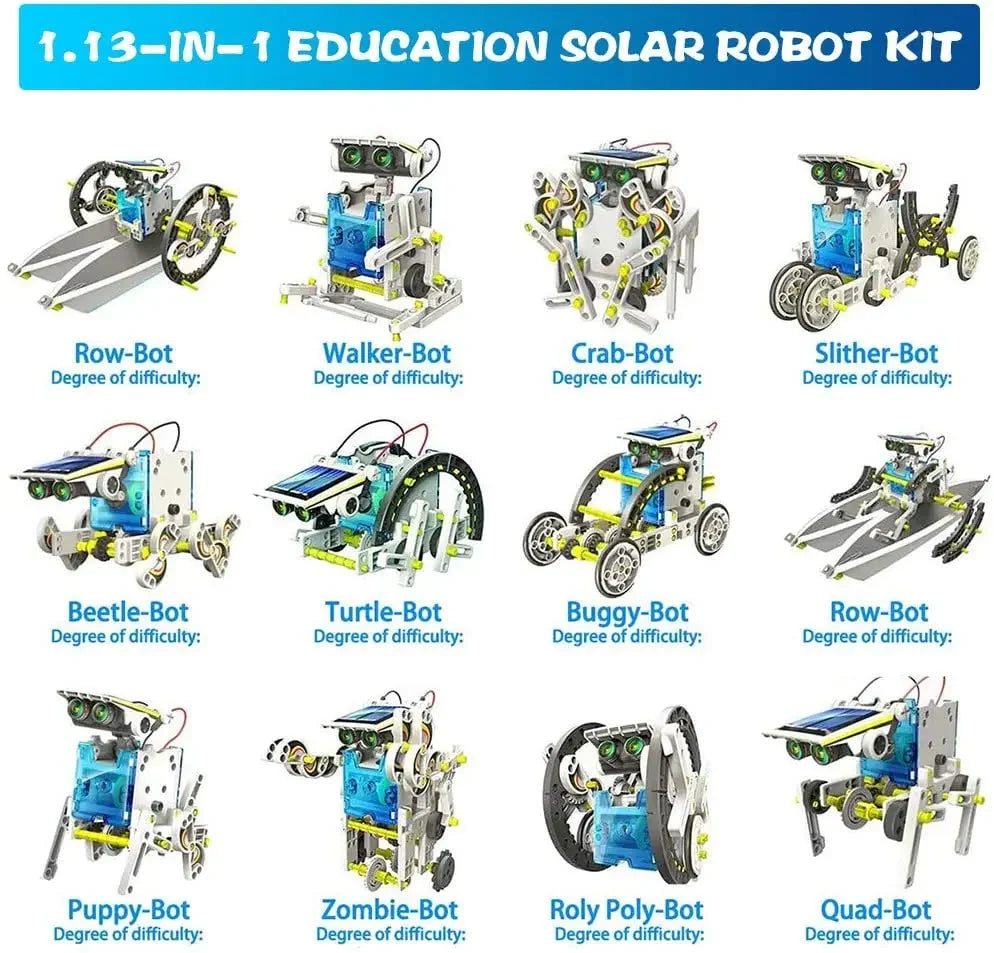 Serie Solar, juguetes para niños, Kits de tecnología de Robot, juguetes educativos Montessori, Robot Solar para niños, juguete STEM, ciencia de alta tecnología para niños - Drop4u