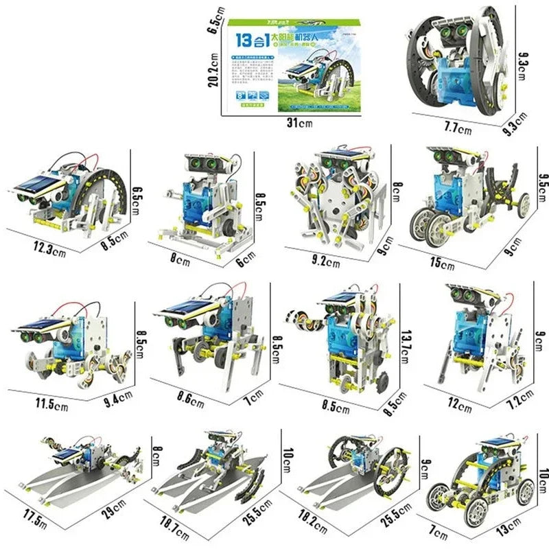 Serie Solar, juguetes para niños, Kits de tecnología de Robot, juguetes educativos Montessori, Robot Solar para niños, juguete STEM, ciencia de alta tecnología para niños - Drop4u