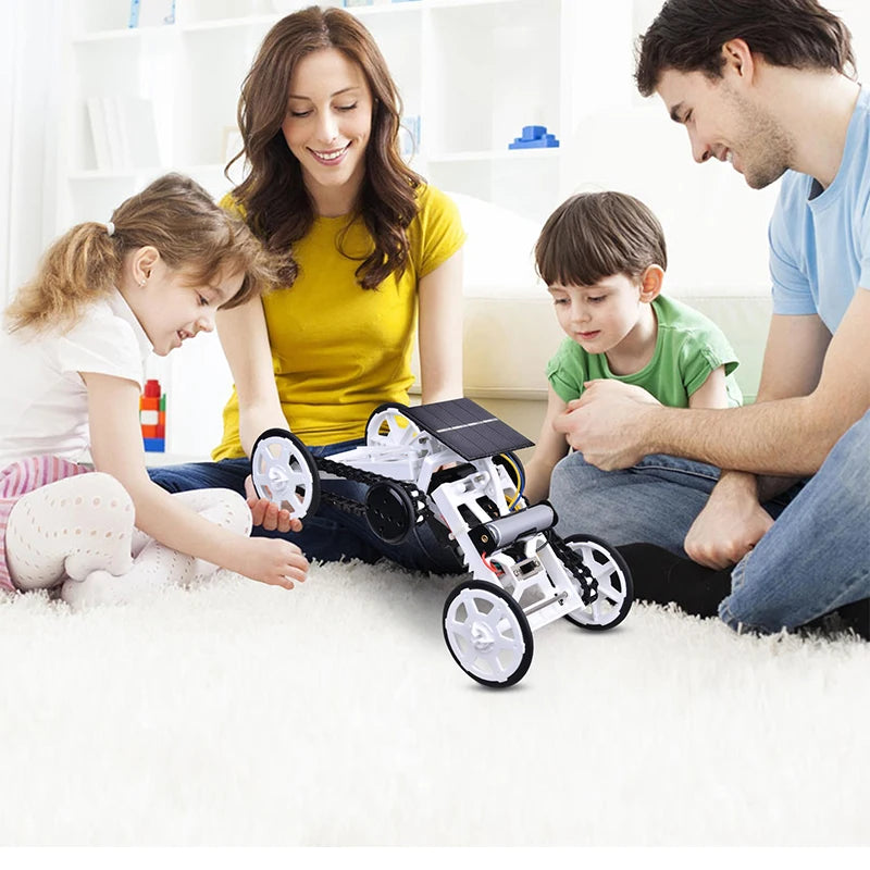 Juguete Solar novedoso para niños, Kit de ensamblaje, juego robótico, tracción en todas las ruedas, coche de escalada, juegos STEM, juguetes educativos, regalo para niños - Drop4u