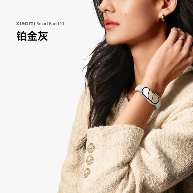 Xiaomi Band 10 NFC Smart Fitness Tracker with Heart Rate Monitor, Sleep Tracking, Long Battery Life, and AMOLED Display 2025 New - Drop4u