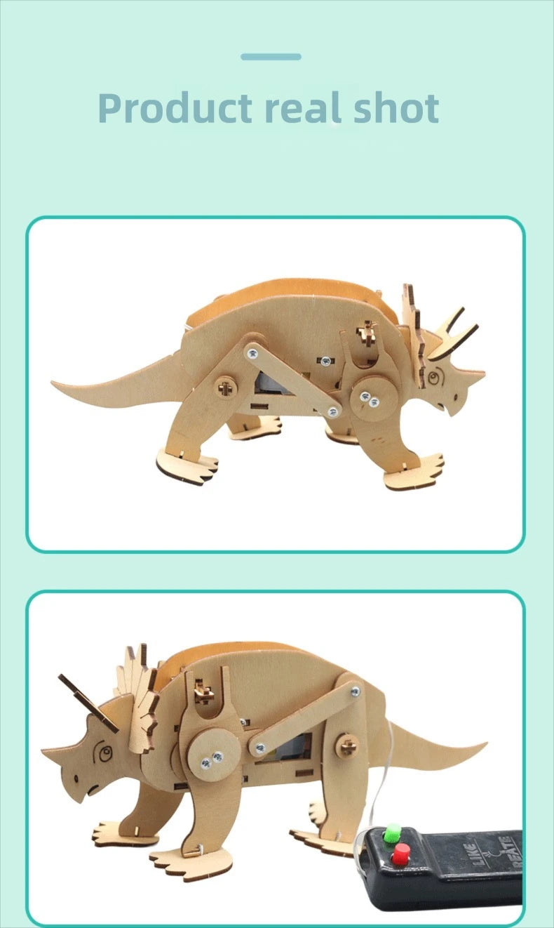 Juguetes científicos DIY para niños, Kits de vástago educativos, modelo de dinosaurio, herramienta Experimental de técnica, juegos de rompecabezas de madera, suministros escolares - Drop4u
