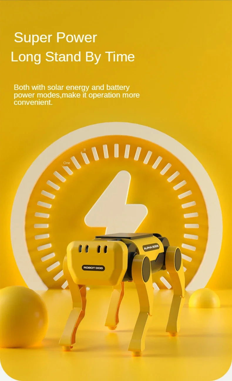 Kits de experimentos científicos de perros robóticos, cachorros con energía Solar para niños, juguetes educativos DIY, regalos de navidad para niños - Drop4u