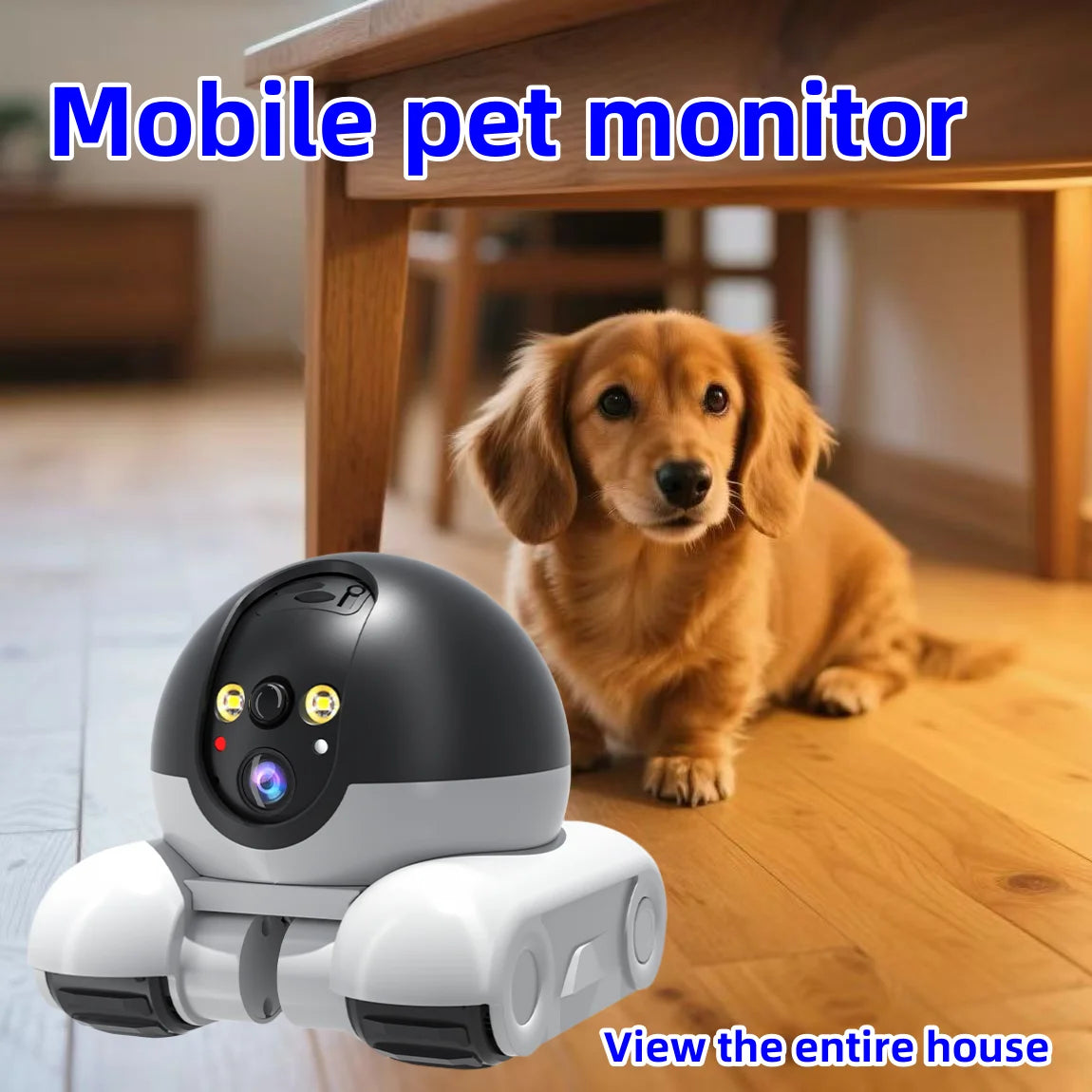 Dual Lens IP Dome Camera, V360pro App 4MP Full Color AI Humanoid Detection Home Security CCTV Baby Monitor - Drop4u