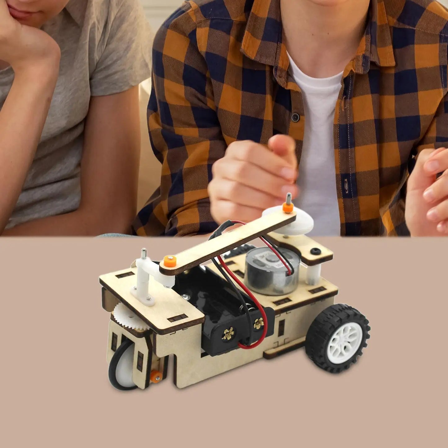 Modelo de triciclo, Kit DIY, experimento científico divertido para niños, proyecto de construcción de juguetes para niños, regalos - Drop4u