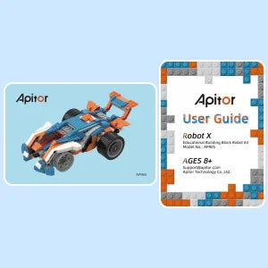 Kit de construcción de robot Apitor Robot X, juego de codificación de robótica STEM 12 en 1, regalos educativos de cumpleaños para niños de 8 a 12 años - Drop4u