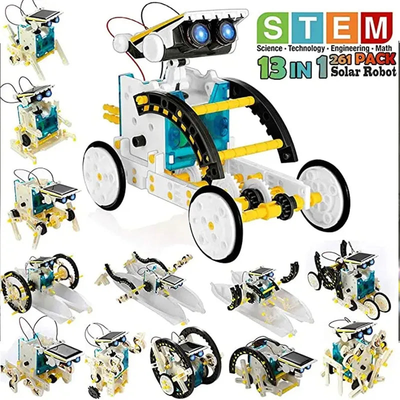 Serie Solar, juguetes para niños, Kits de tecnología de Robot, juguetes educativos Montessori, Robot Solar para niños, juguete STEM, ciencia de alta tecnología para niños - Drop4u