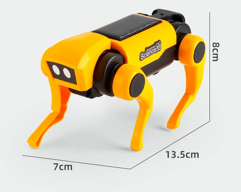 Kits de experimentos científicos de perros robóticos, cachorros con energía Solar para niños, juguetes educativos DIY, regalos de navidad para niños - Drop4u