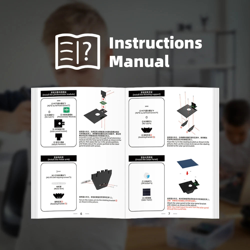 ESP32 Starter Robot for Arduino, Solar Charging, Best-selling, Electronics, Artificial Intelligence, Complete Kit - Drop4u