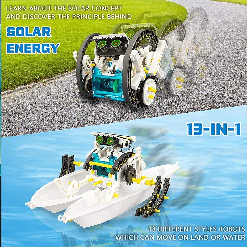 Serie Solar, juguetes para niños, Kits de tecnología de Robot, juguetes educativos Montessori, Robot Solar para niños, juguete STEM, ciencia de alta tecnología para niños - Drop4u