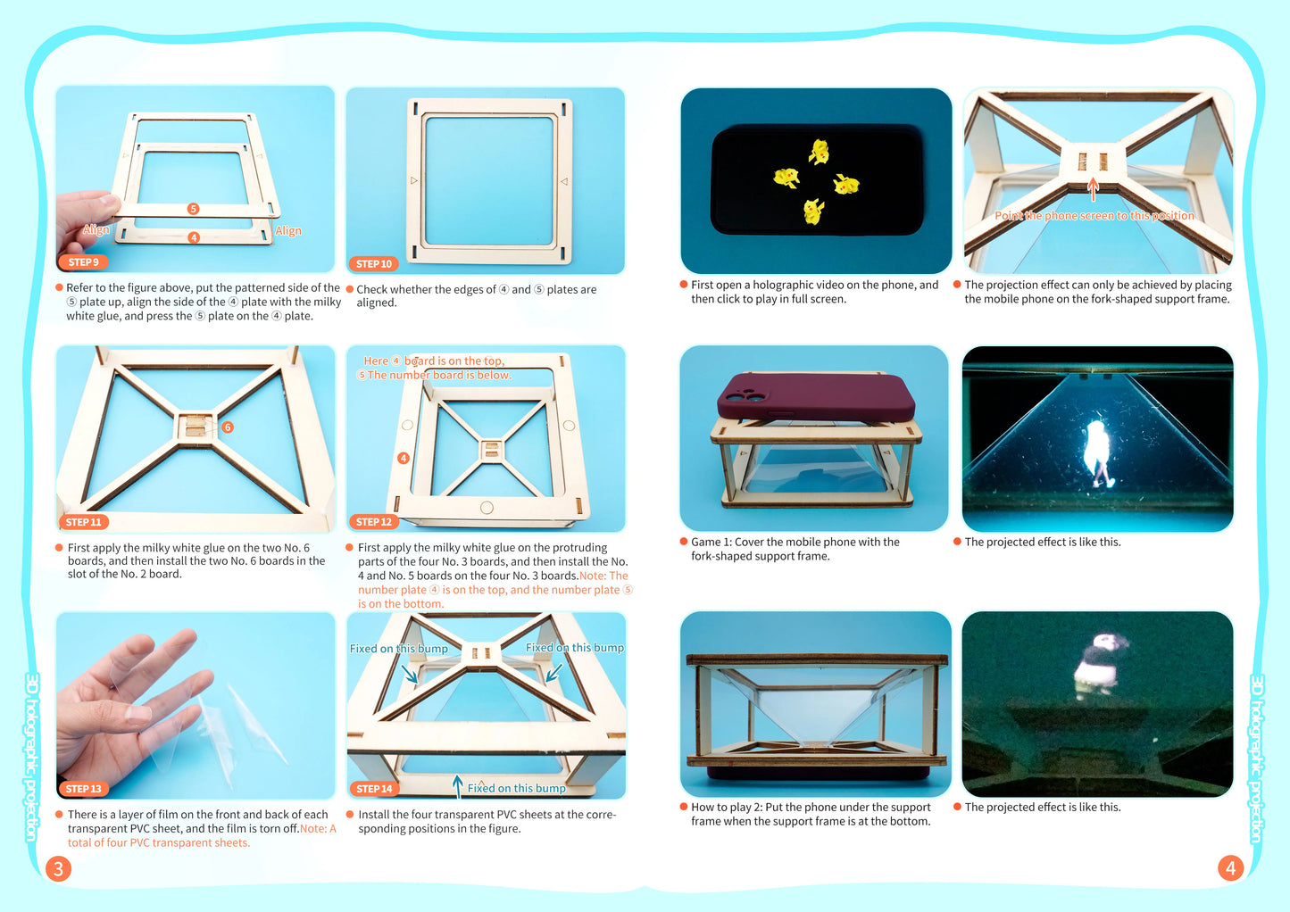 Proyector 3D DIY, juguetes científicos, Kit de tecnología STEM, herramienta Experimental, material didáctico para niños, suministro escolar educativo de aprendizaje - Drop4u