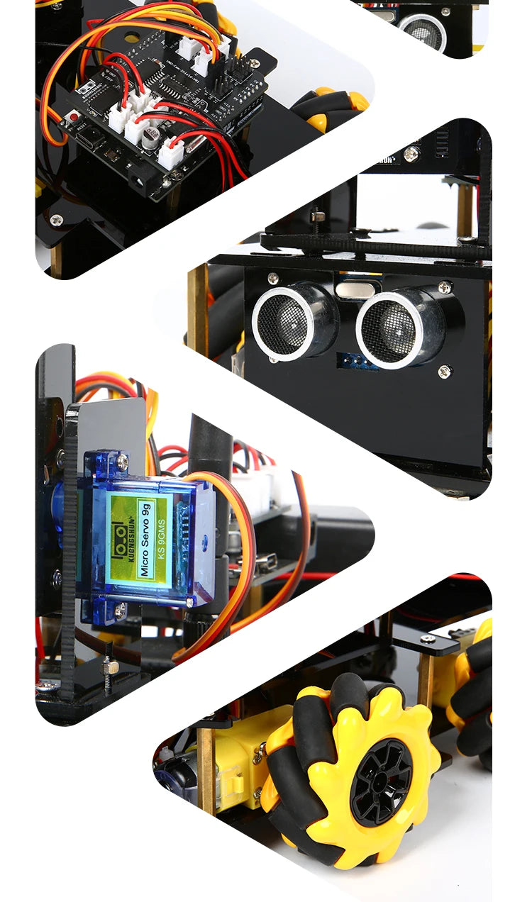 ESP32 Smart Robot Car Kit, Remote Control Car for Arduino Programming Project, STEM Educational Science Coding Kit - Drop4u