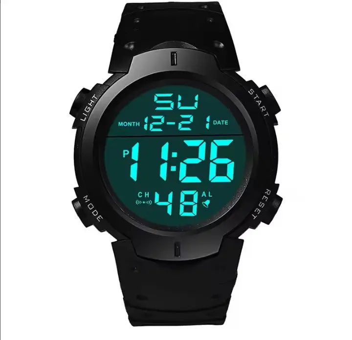 Men Sport LED Watches Top Brand Men Digital Clock Multi-Functional Rubber Man Fitnes Athlete Timekeeping Electronic Watch Reloj - Drop4u
