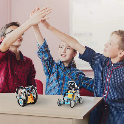 Robot Solar educativo 12 en 1, juguetes STEM, Kit de construcción científica para niños y niñas, Kit de montaje DIY, juguete - Drop4u