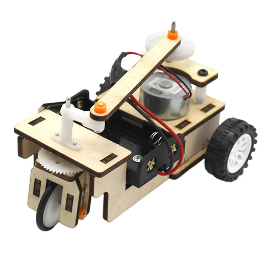 Modelo de triciclo, Kit DIY, experimento científico divertido para niños, proyecto de construcción de juguetes para niños, regalos - Drop4u