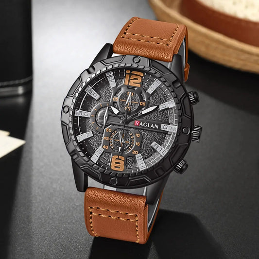 Top Brand Watch For Men Fashion Watches Leather Strap Clock Man Wristwatch Gift Relogio Masculino Reloj Hombres - Drop4u
