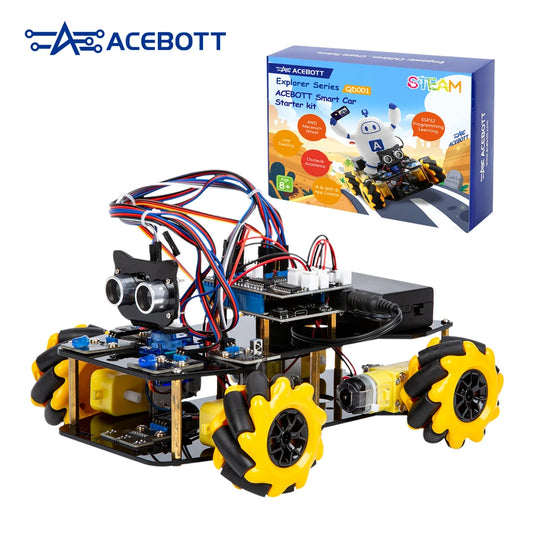 ESP32 Smart Robot Car Kit, Remote Control Car for Arduino Programming Project, STEM Educational Science Coding Kit - Drop4u