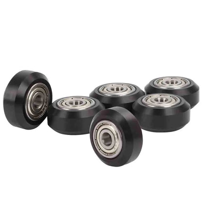 Creality Official Ender 3 Wheel,3D Printer POM Wheel,Plastic Pulley  625zz Linear Bearing for Ender 3/3 V2/3 Pro/ 3 Max/ 5/CR 10