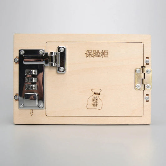 Caja de contraseña de madera DIY para niños, caja de código de montaje, proyectos escolares de ciencia, Kits de experimentos, juguetes científicos, juguetes educativos STEM - Drop4u